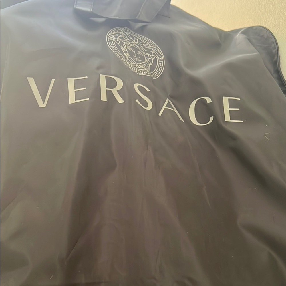 VERSACE Blue Denim Cropped Jacket - Picture 8 of 8